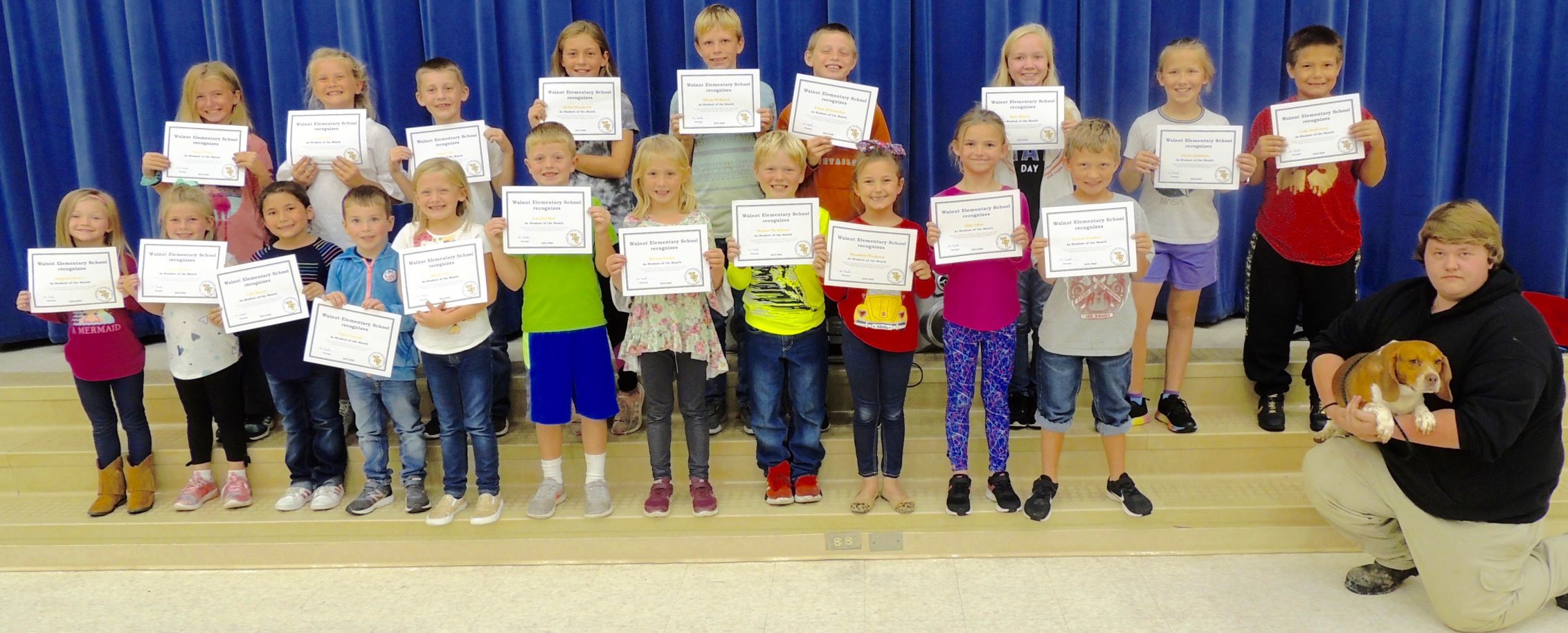Walnut Elementary Students of the Month